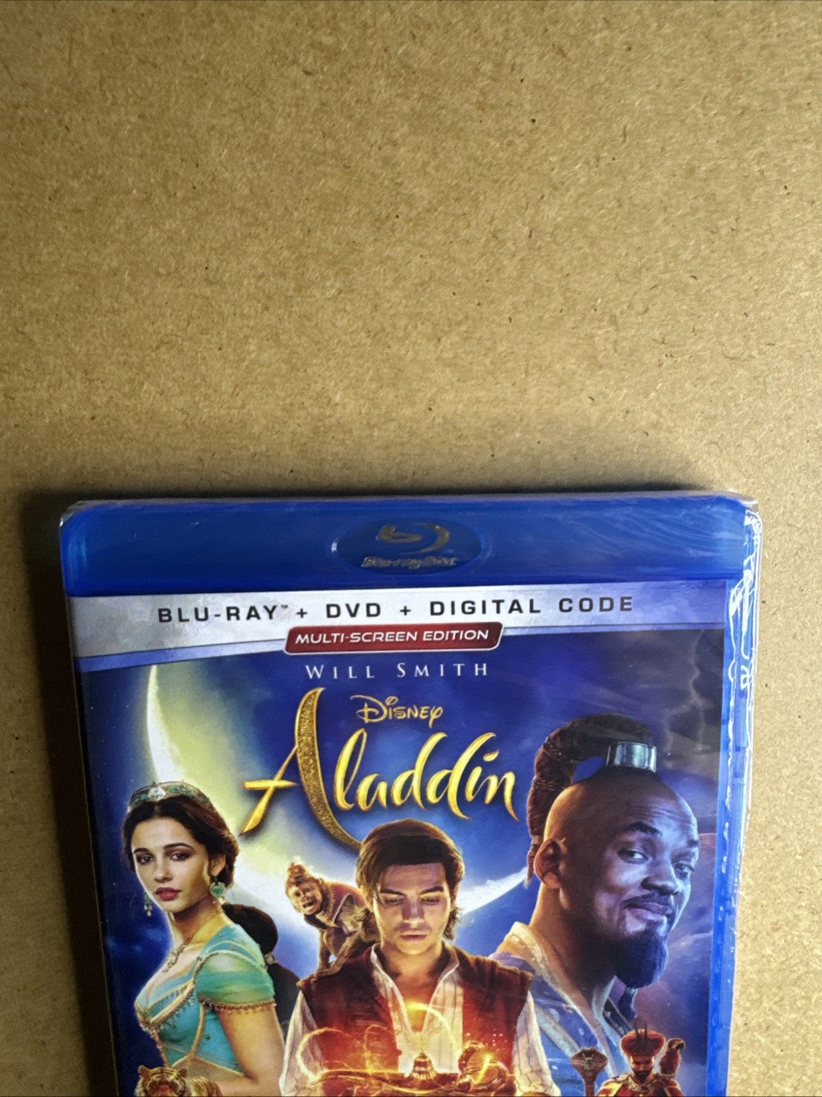 Aladdin (2019) DVD + Blu - ray with Slipcover - Brand New & Sealed - ExclusiveCrowns