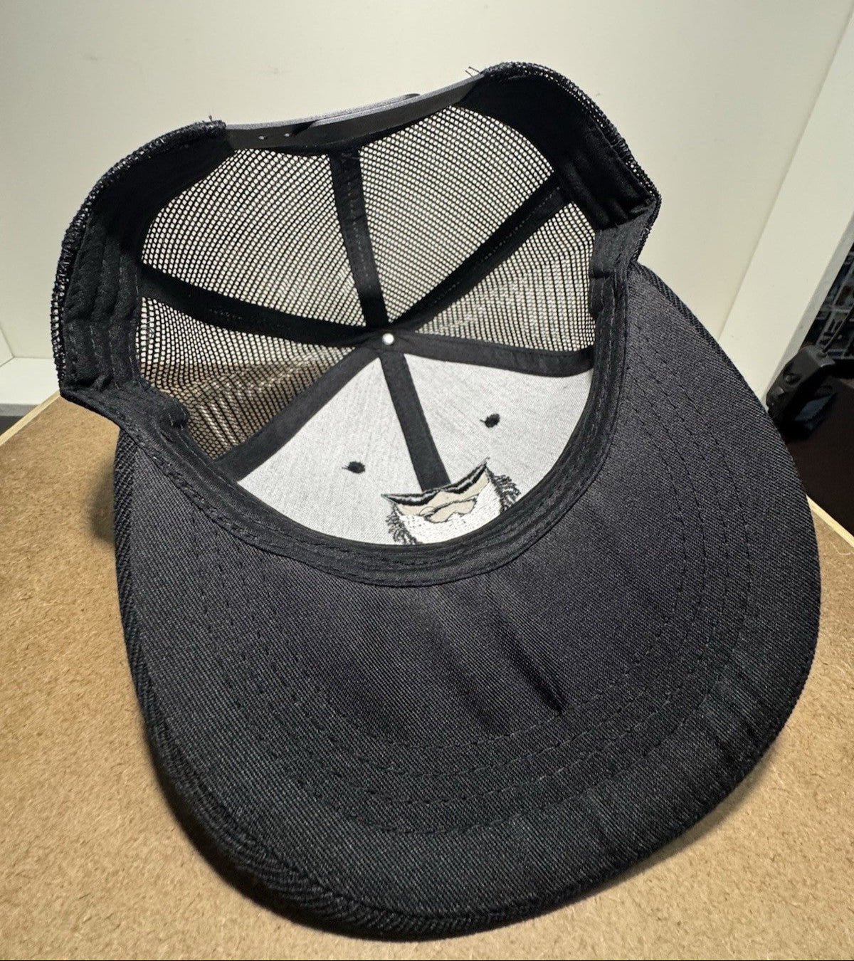 Beard Boss Trucker Hat – Black on Black Edition - ExclusiveCrowns