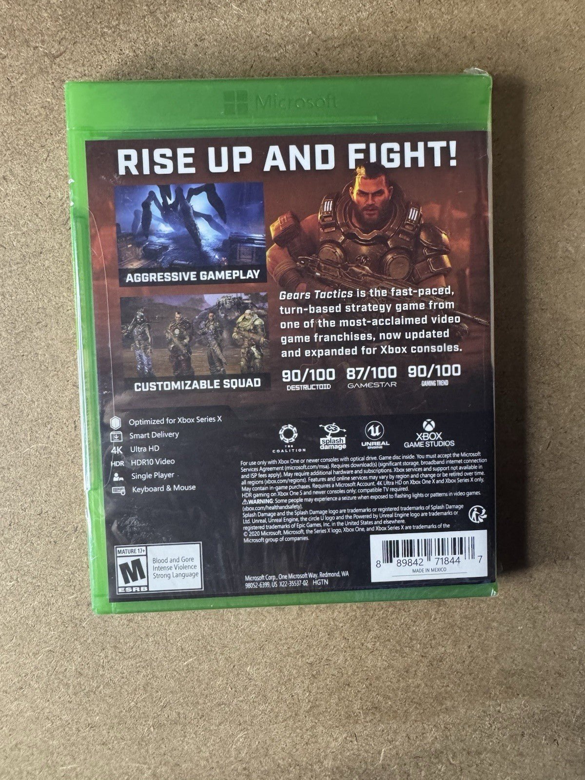 Gears Tactics – Xbox Series X / Xbox One – Brand New & Sealed 🎮🔥 - ExclusiveCrowns