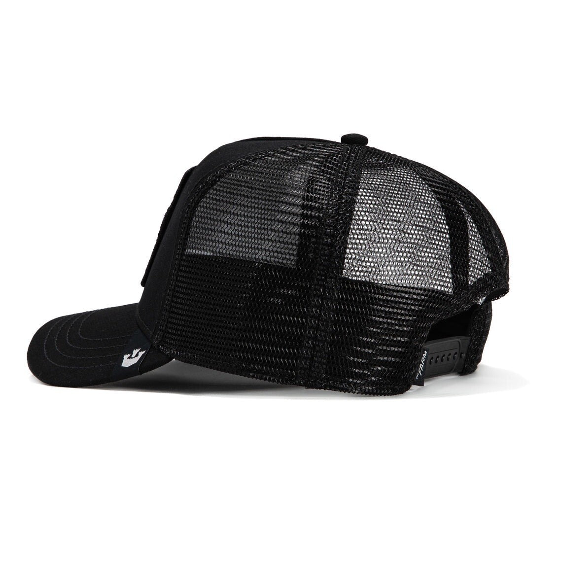 Goorin Bros French Frenchie Adjustable Trucker Snapback Hat - Black - ExclusiveCrowns