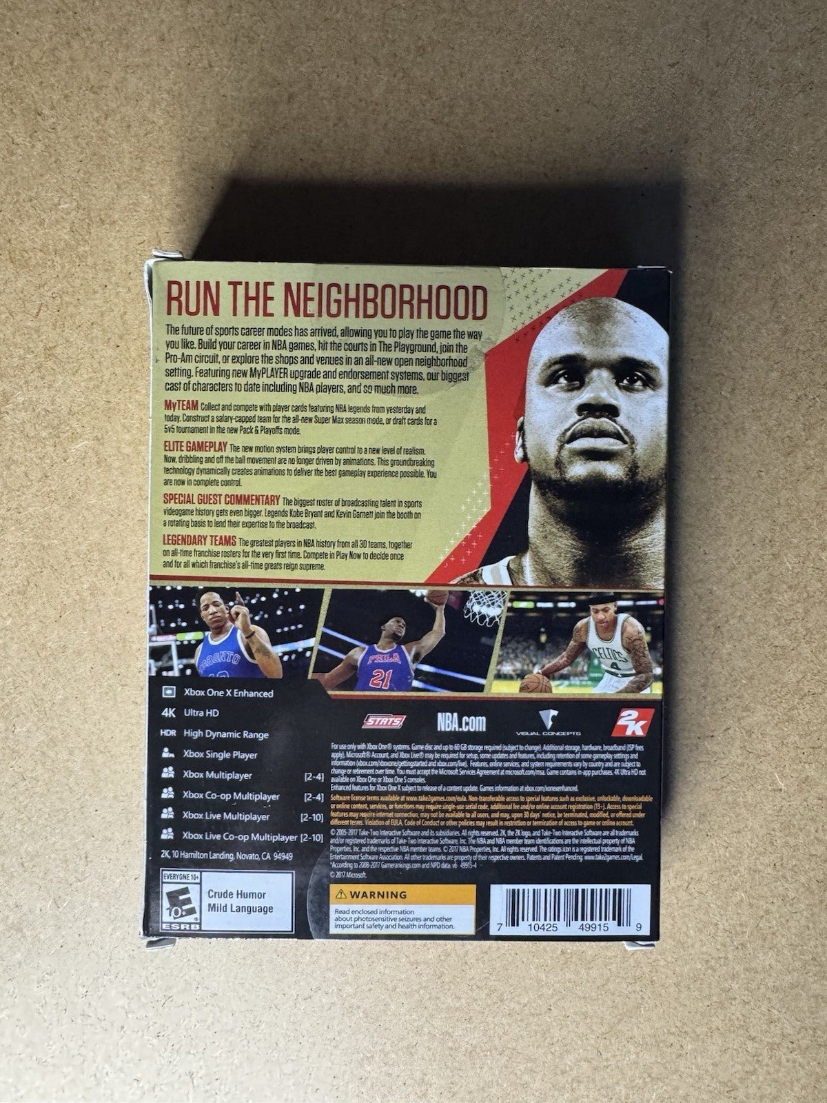 🎮 NBA 2K18 Legend Edition Gold (Xbox One) – Brand New | Shaquille O’Neal 🏀🔥 - ExclusiveCrowns