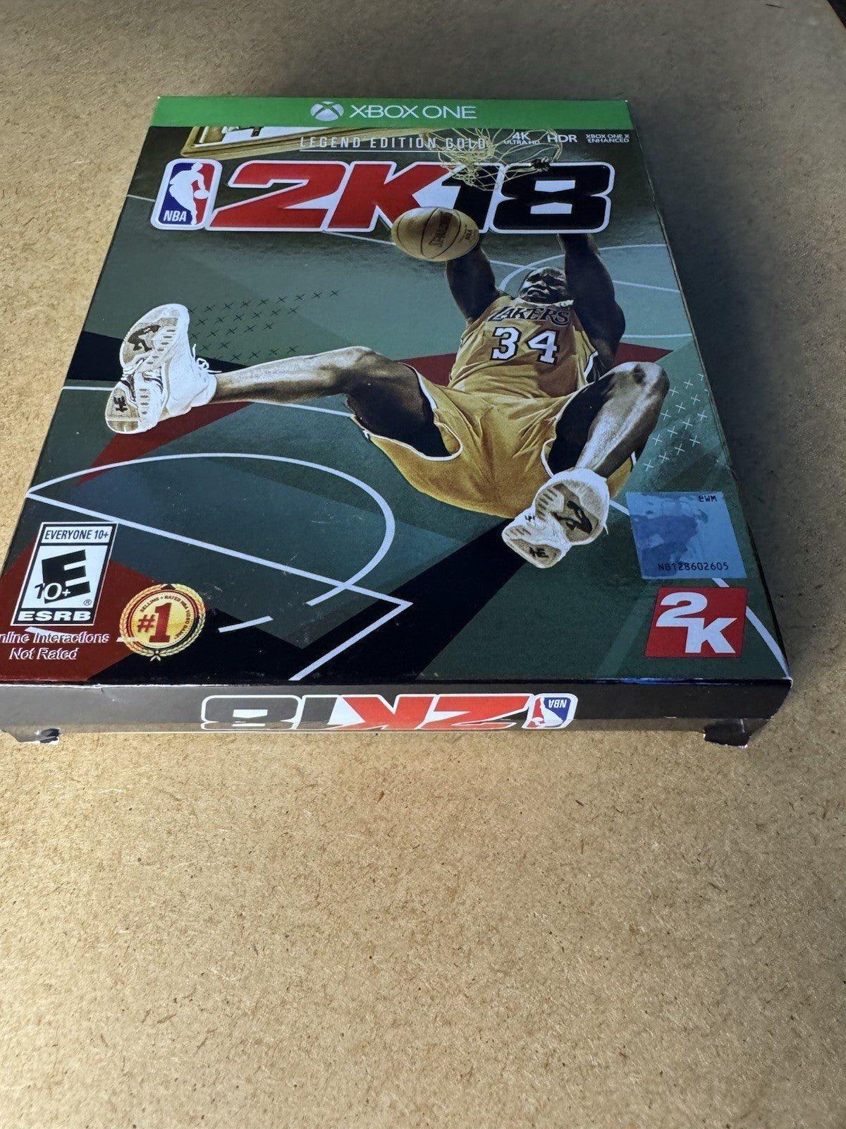 🎮 NBA 2K18 Legend Edition Gold (Xbox One) – Brand New | Shaquille O’Neal 🏀🔥 - ExclusiveCrowns