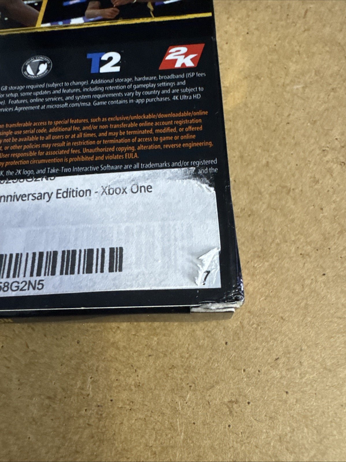 NBA 2K19 20th Anniversary Edition (Microsoft Xbox One, 2018) Complete W/ Poster - ExclusiveCrowns