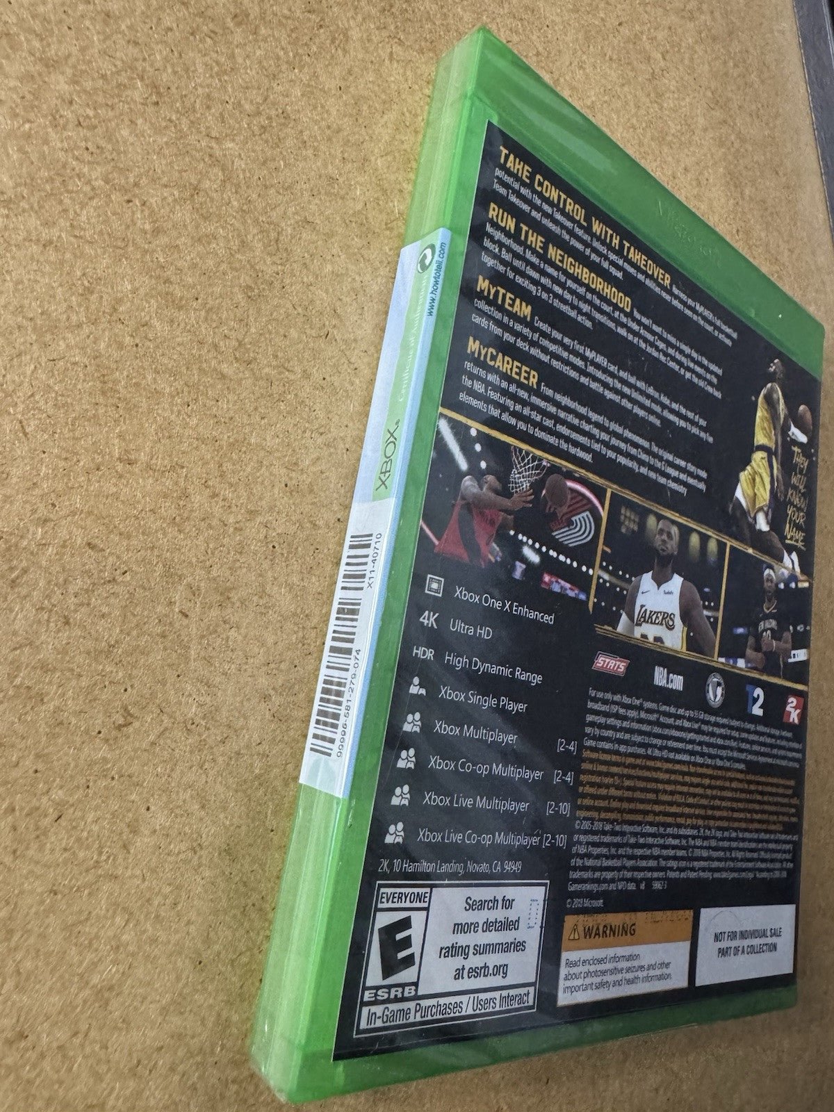 NBA 2K19 20th Anniversary Edition (Microsoft Xbox One, 2018) Complete W/ Poster - ExclusiveCrowns
