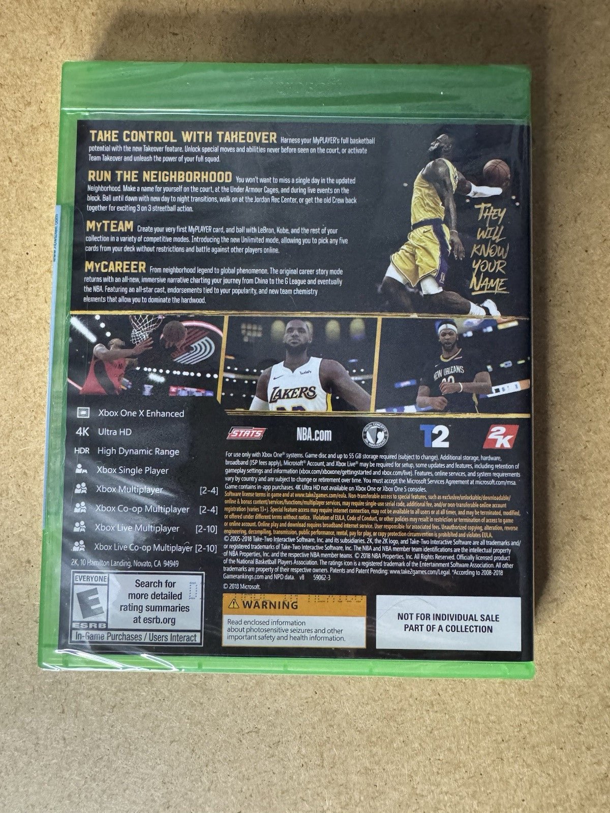 NBA 2K19 20th Anniversary Edition (Microsoft Xbox One, 2018) Complete W/ Poster - ExclusiveCrowns