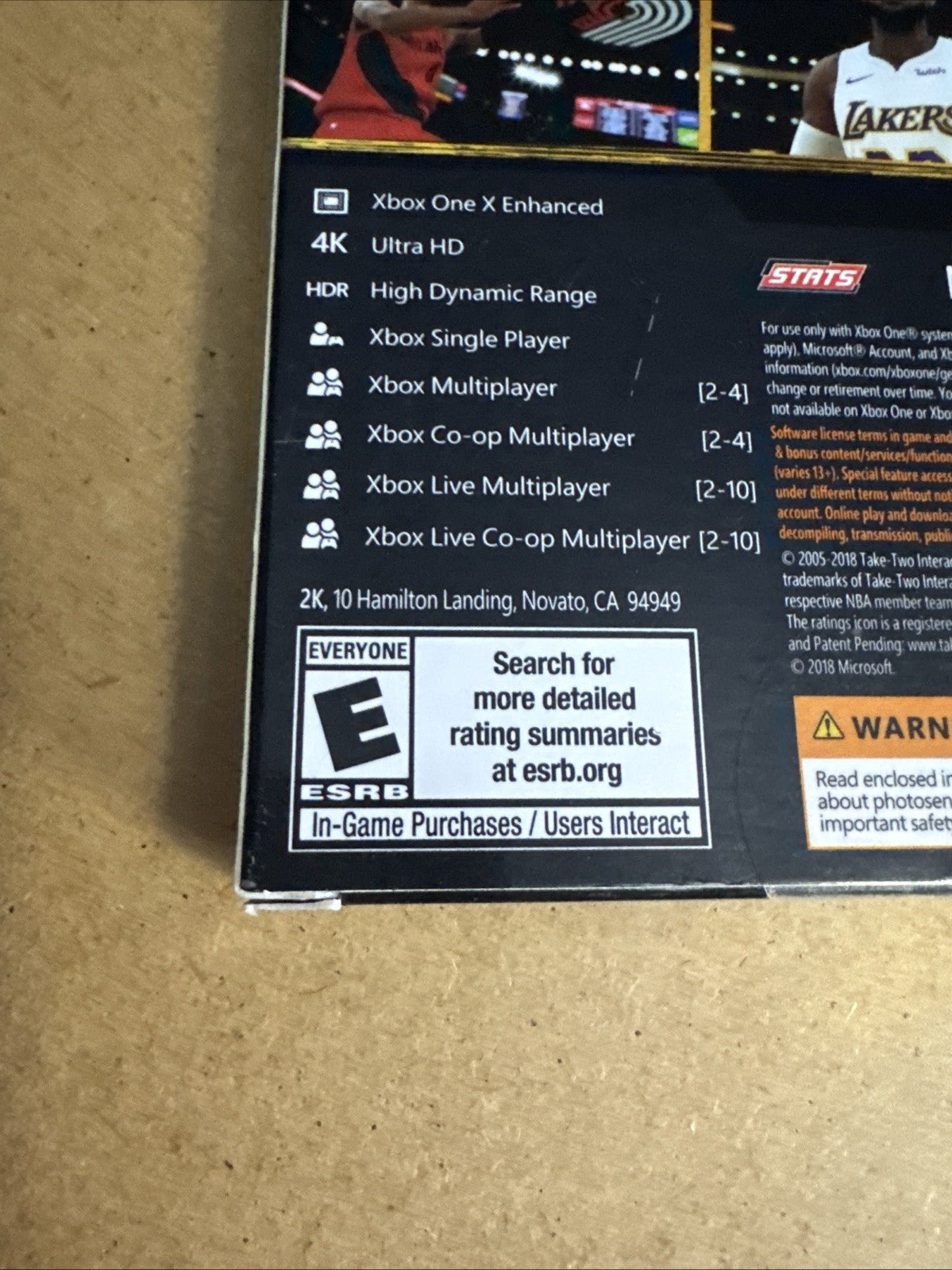 NBA 2K19 20th Anniversary Edition (Microsoft Xbox One, 2018) Complete W/ Poster - ExclusiveCrowns