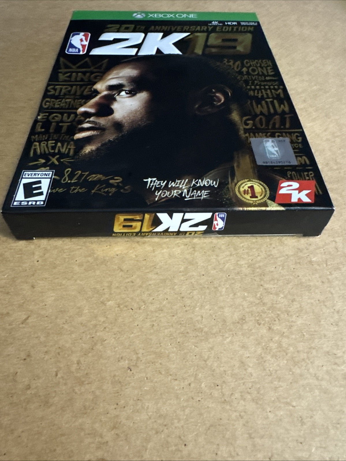NBA 2K19 20th Anniversary Edition (Microsoft Xbox One, 2018) Complete W/ Poster - ExclusiveCrowns