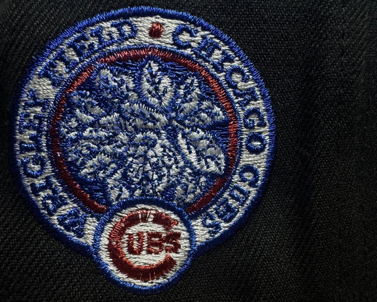 New Era 59FIFTY Black Dome Chicago Cubs Fitted 7 1/4 - ExclusiveCrowns
