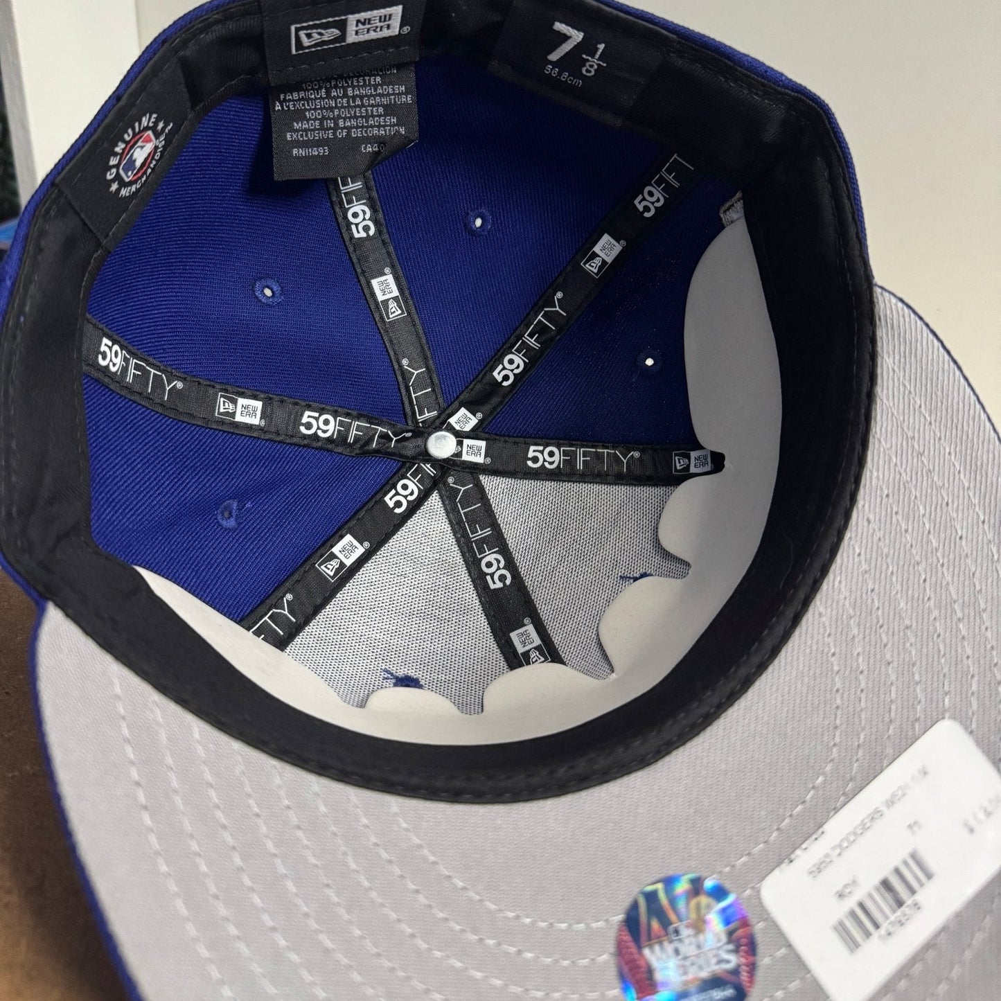 New Era 59Fifty Los Angeles Dodgers 2024 World Series Game Fitted 7 1/4 - ExclusiveCrowns