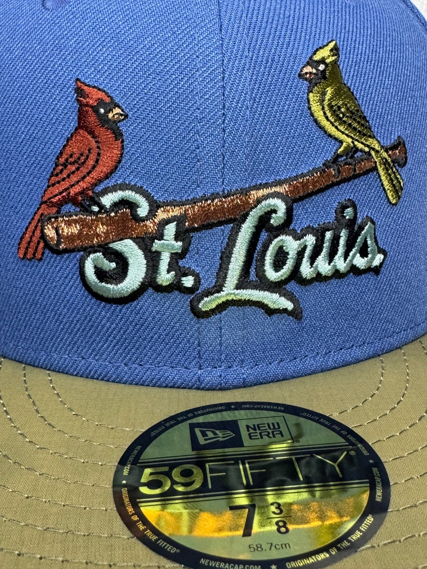 New Era 59FIFTY St. Louis Cardinals Fitted 7 3/8 - ExclusiveCrowns
