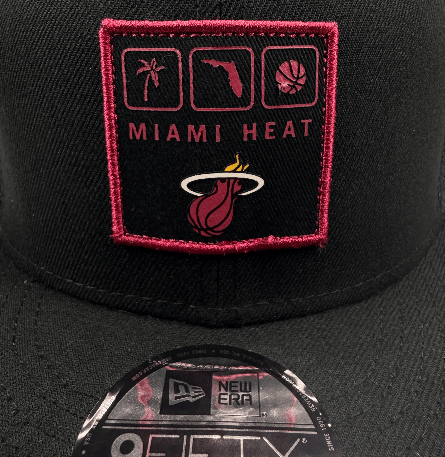 New Era 9FIFTY Miami Heat Snapback Adjustable - ExclusiveCrowns