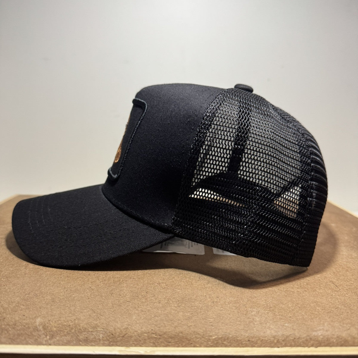 Teddy Bear Trucker Hat - Black Mesh Back - ExclusiveCrowns