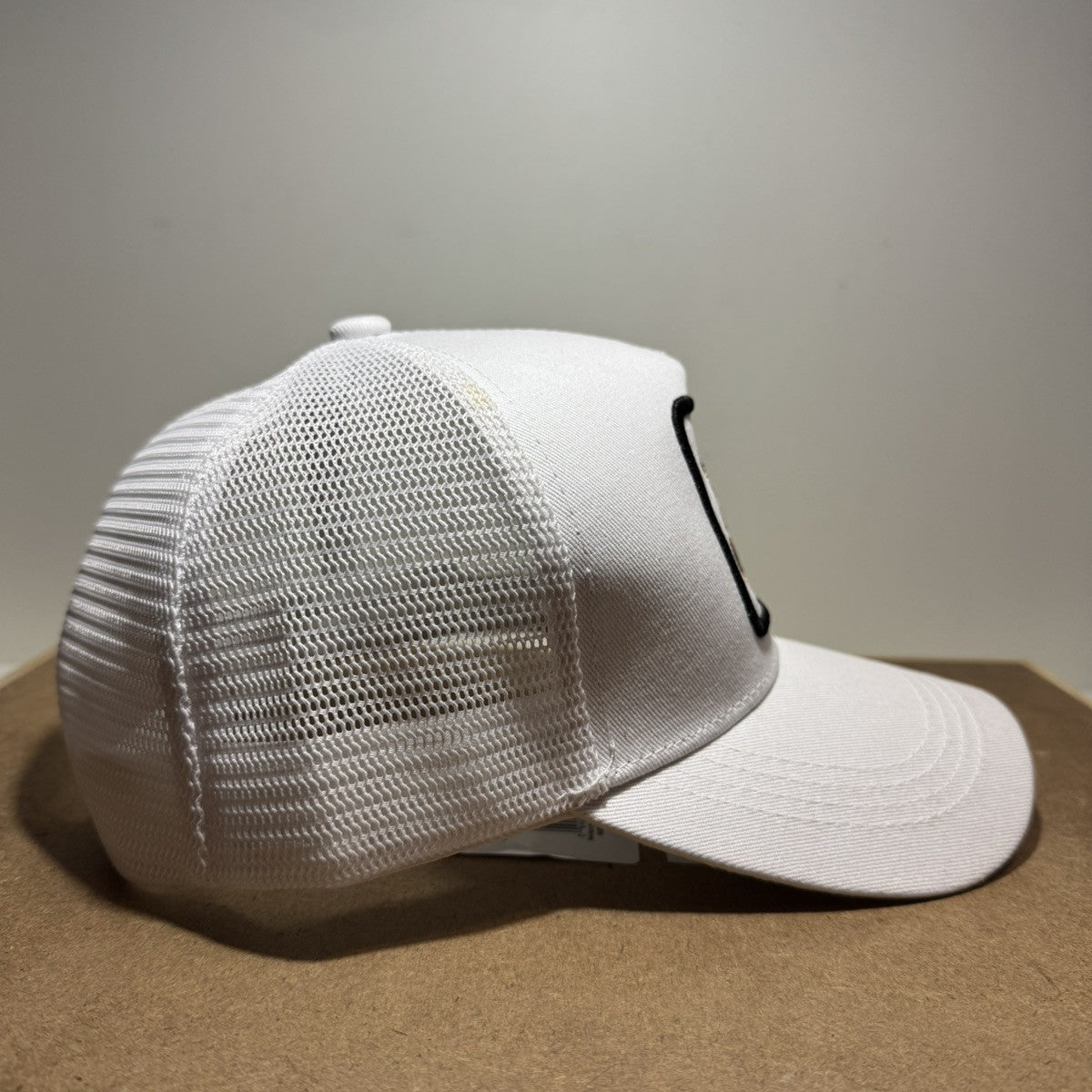 Teddy Bear Trucker Hat - White Mesh Back - ExclusiveCrowns