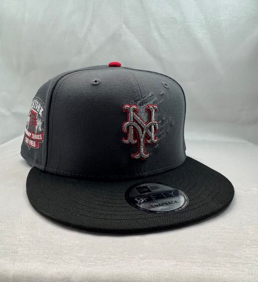 New Era 9FIFTY Snapback – New York Mets Paint Splatter Logo – 2000 Subway Series Turnstile Patch
