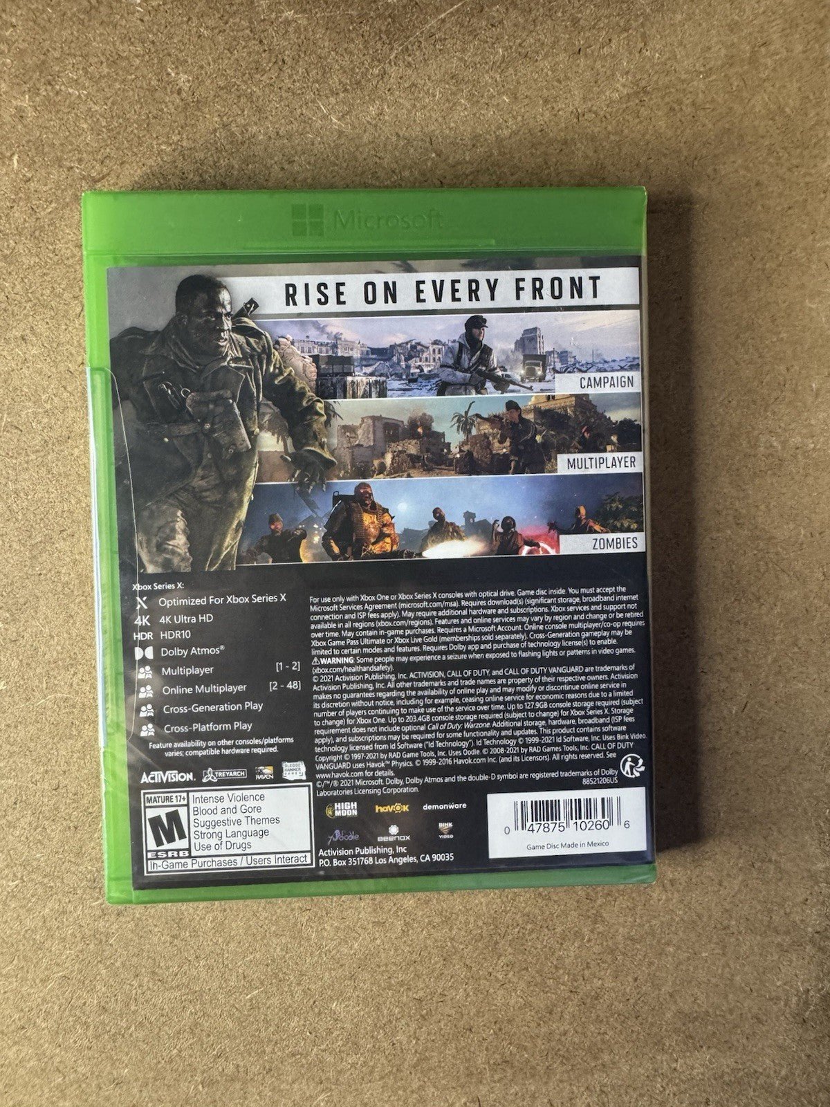 Call of Duty: Vanguard – Xbox One / Xbox Series X – Brand New & Sealed 🎮🔥 - ExclusiveCrowns