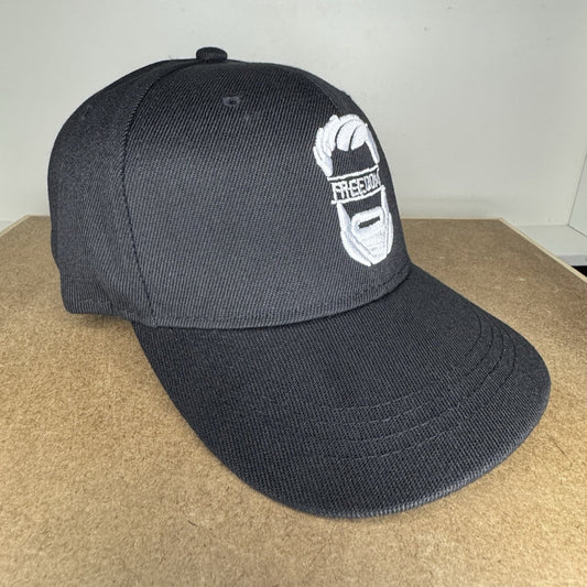 Freedom Beard Trucker Hat – Black & White Edition - ExclusiveCrowns