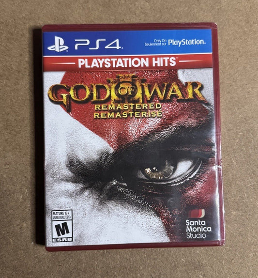 God of War III Remastered - PS4 PlayStation Hits (NEW & SEALED) - ExclusiveCrowns