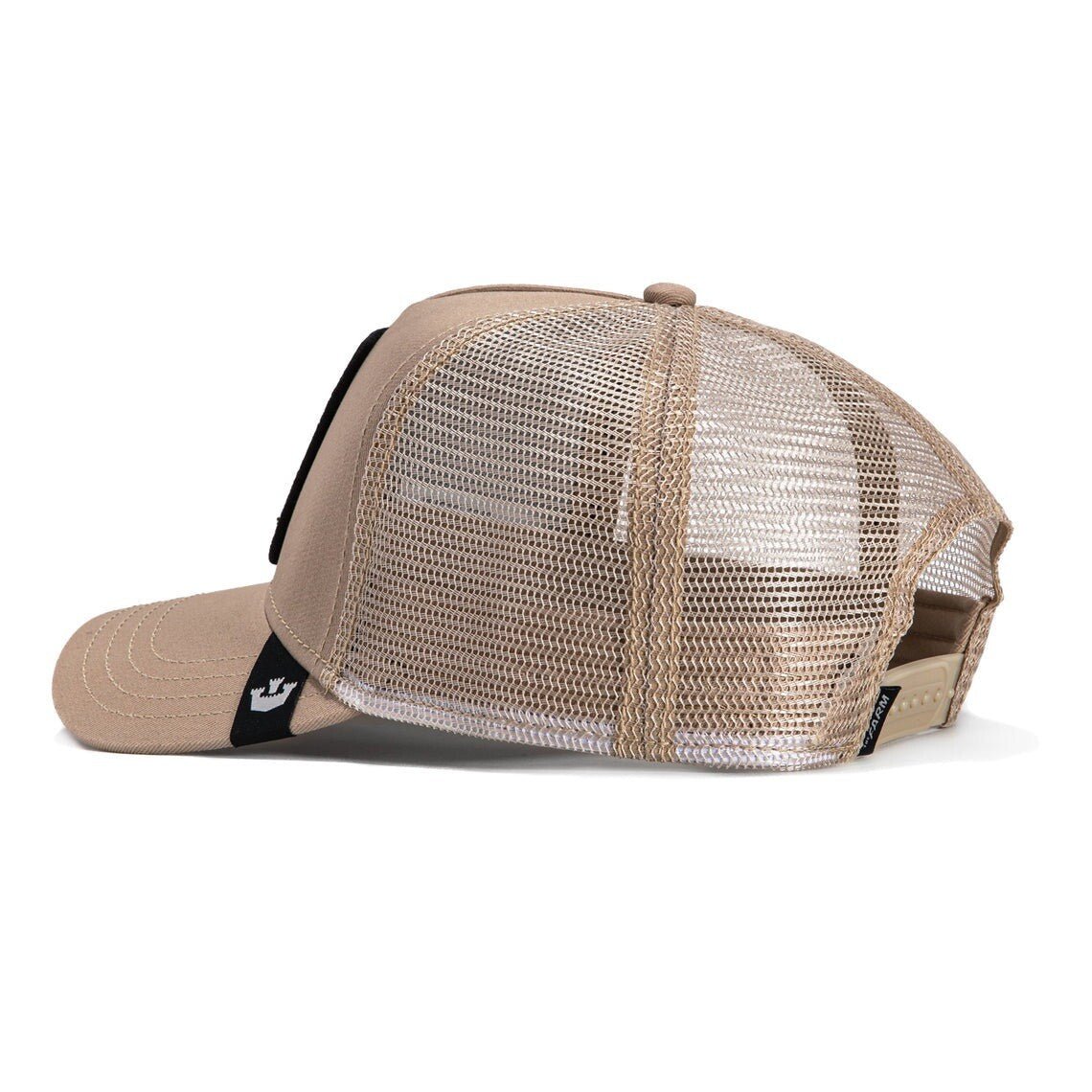 Goorin Bros Coyote Bandit Adjustable Trucker Snapback Hat - Tan - ExclusiveCrowns