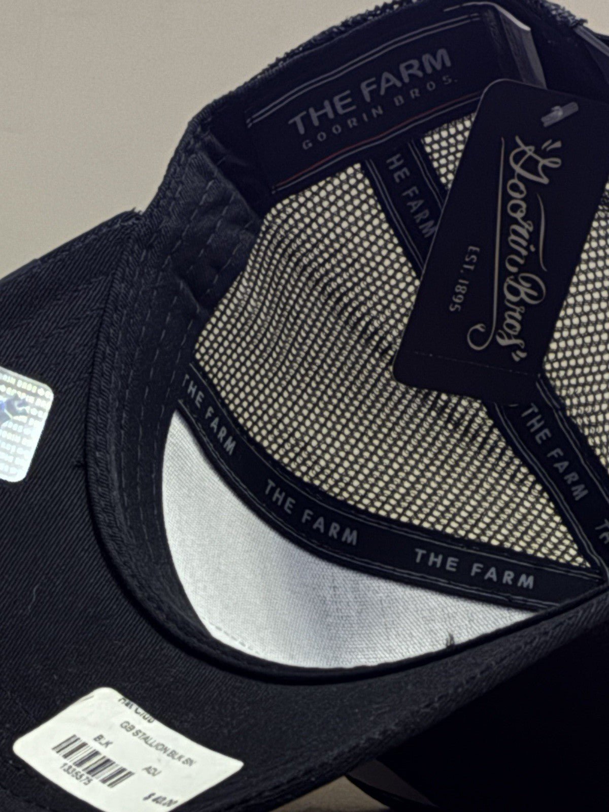 Goorin Bros Stallion Adjustable Trucker Snapback Hat - Black - ExclusiveCrowns