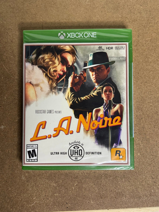 L.A. Noire - Xbox One (Brand New, 4K UHD, HDR, Xbox One X Enhanced - Rockstar Games, Complete Edition, Factory Sealed) - ExclusiveCrowns