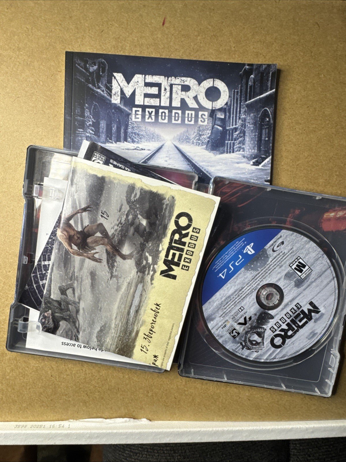 🎮 Metro Exodus Limited Aurora Edition (PS4, 2019) Used. Complete In Box 🔥 - ExclusiveCrowns
