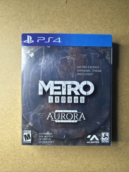 🎮 Metro Exodus Limited Aurora Edition (PS4, 2019) Used. Complete In Box 🔥 - ExclusiveCrowns
