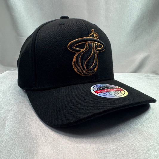 Mitchell & Ness Miami Heat Cooper Logo Red Line - ExclusiveCrowns
