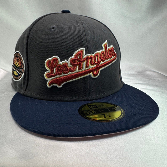 New Era 59FIFTY Los Angeles Dodgers Fitted Hat – 50th Anniversary Stadium Patch - ExclusiveCrowns