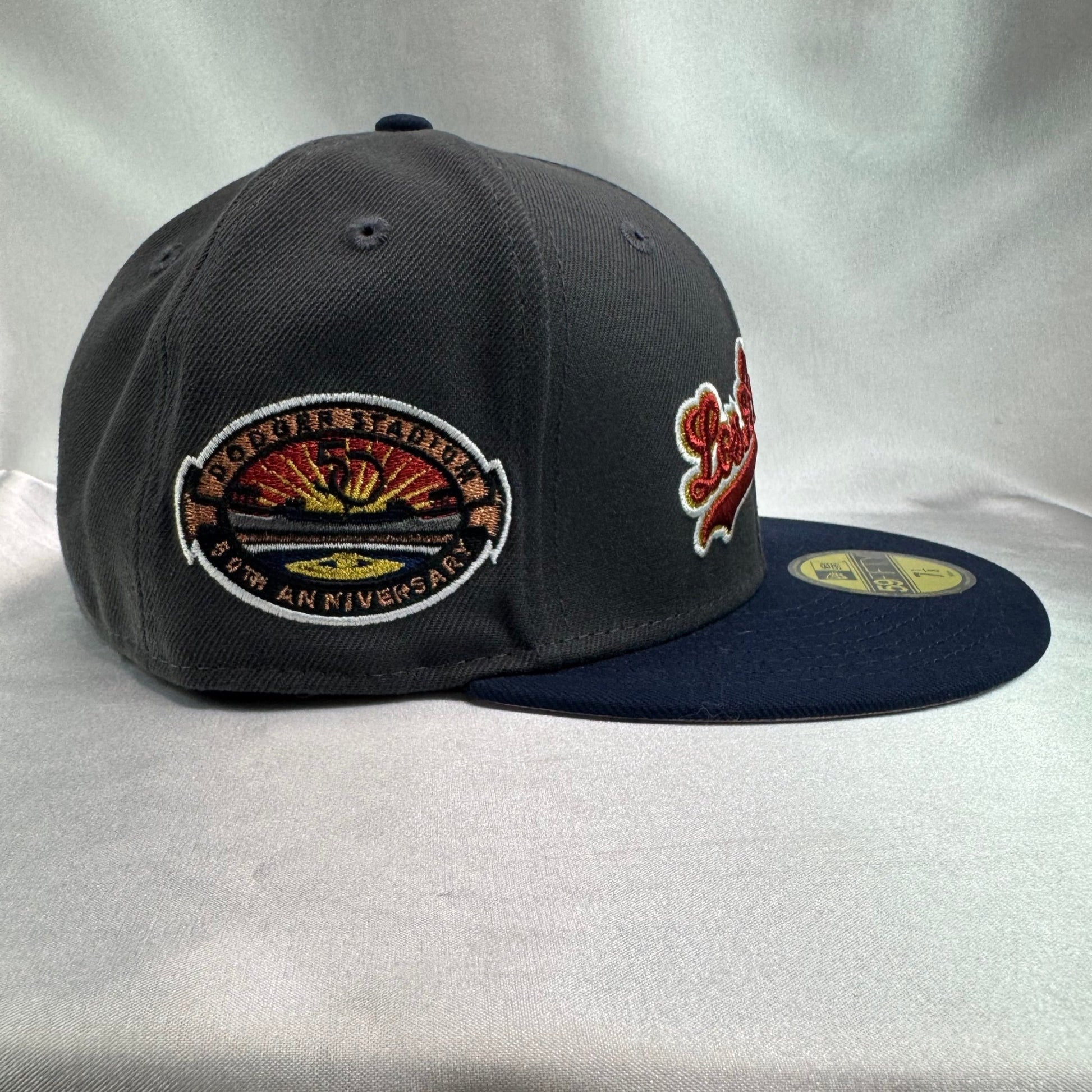 New Era 59FIFTY Los Angeles Dodgers Fitted Hat – 50th Anniversary Stadium Patch - ExclusiveCrowns