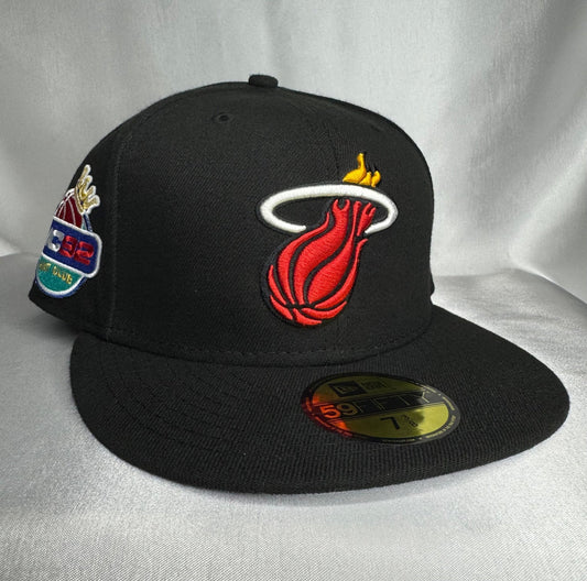 New Era 59FIFTY Miami Heat Fitted 7 3/8 - ExclusiveCrowns
