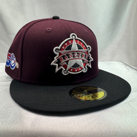 New Era 59FIFTY Texas Rangers Fitted 7 3/8 - ExclusiveCrowns