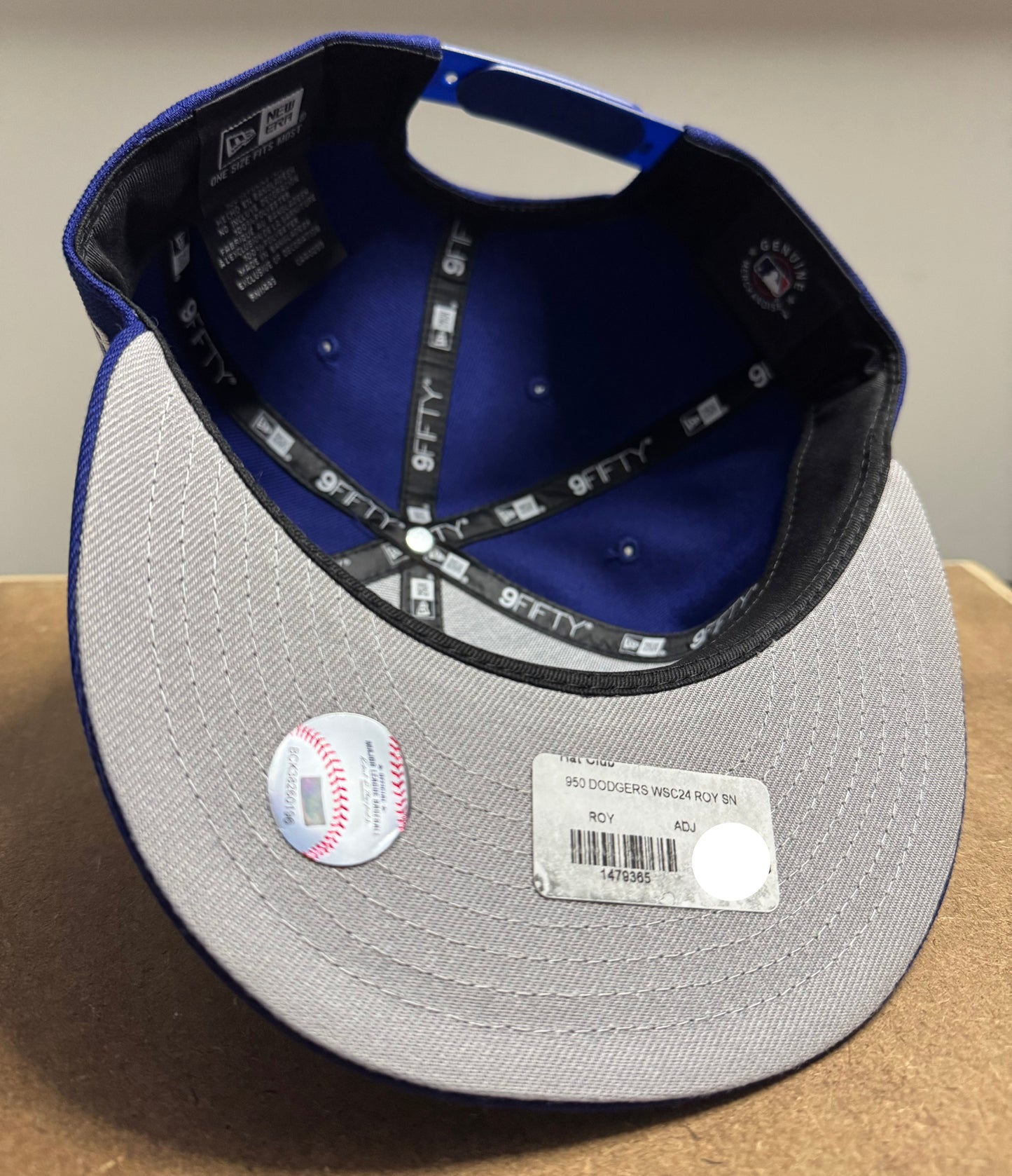 New Era 9Fifty A - Frame Los Angeles Dodgers 2024 World Series Champions Snapback - ExclusiveCrowns