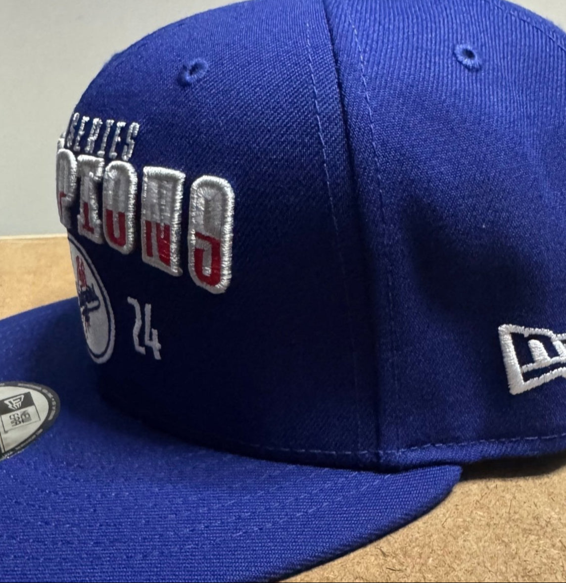 New Era 9Fifty A - Frame Los Angeles Dodgers 2024 World Series Champions Snapback - ExclusiveCrowns