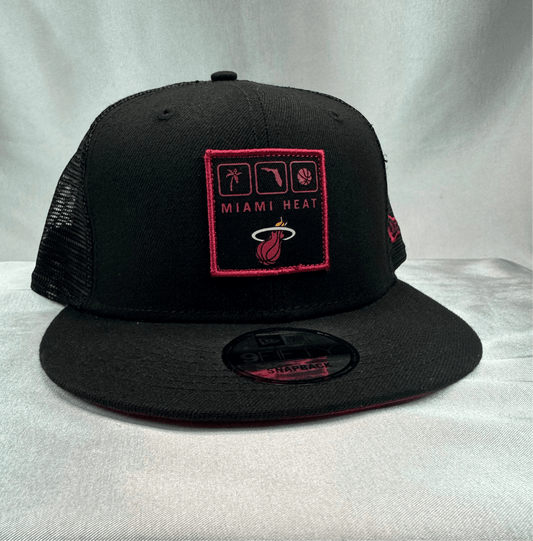 New Era 9FIFTY Miami Heat Snapback Adjustable - ExclusiveCrowns