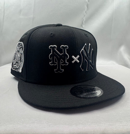 New Era 9Fifty New York Yankees x New York Mets Adjustable Snapback - ExclusiveCrowns