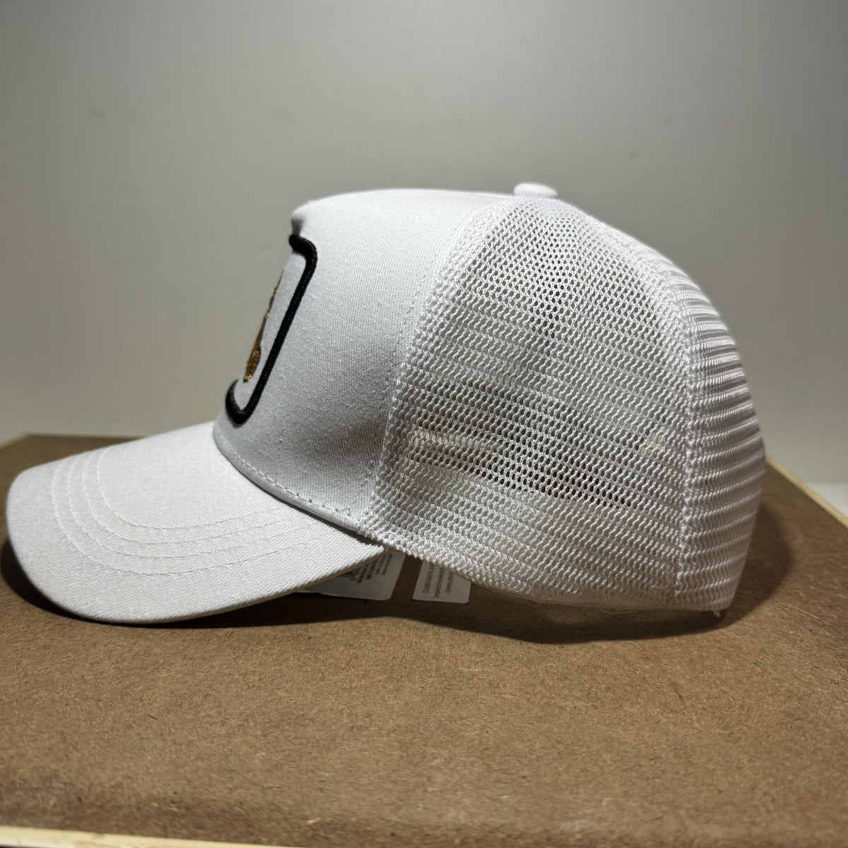 Teddy Bear Trucker Hat - White Mesh Back - ExclusiveCrowns
