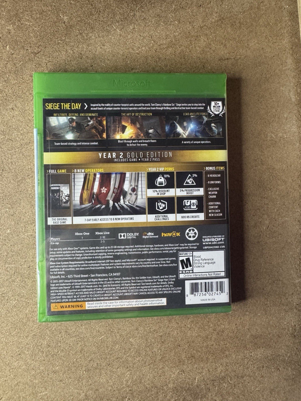 Tom Clancy's Rainbow Six Siege Year 2 Gold Edition Xbox One - ExclusiveCrowns
