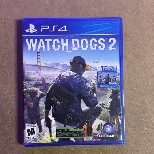 Watch Dogs 2 - PlayStation 4 (NEW & SEALED) ⚡ HACK THE SYSTEM – OPEN - WORLD - ExclusiveCrowns